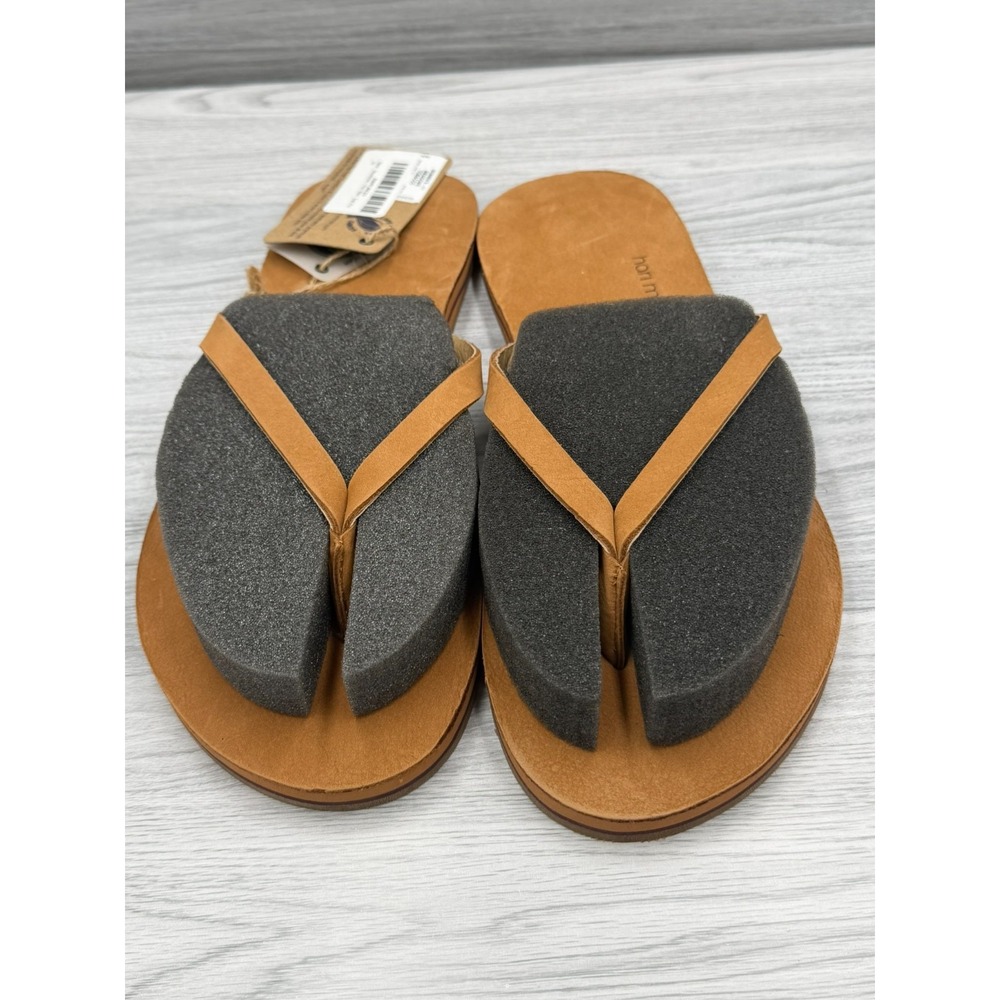New Hari Mari Womens Flip Flop Sandals Meadows Tobacco Size 11